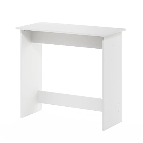 Furinno 14035WH Schreibtisch, Computertisch, PC-Tisch, Bürotisch, Engineered Wood, Weiß, 39.12 (D) x 79.50 (W) x 75.69 (H) cm von Furinno