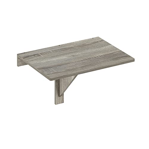 Furinno Hermite Klapptisch zur Wandmontage, Holz, Französische Eiche, one Size von Furinno