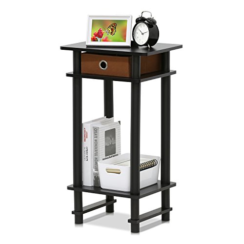 Furinno Hoher Beistelltisch mit Schublade, Holz, Espresso/Braun, 29.49 x 39.5 x 70.41 cm Furinno Hoher Beistelltisch mit Schublade, Holz, Espresso/Braun, 29.49 x 39.5 x 70.41 cm von Furinno