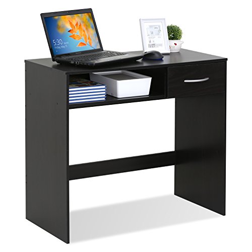 Furinno JAYA Computer/Schreibtisch mit Schublade, Holz, Espresso, 39.5 x 81.79 x 74.09 cm von Furinno