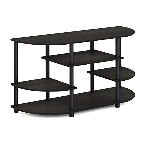 Furinno JAYA Schlichtes Design Eck-TV-Ständer, Espresso von Furinno