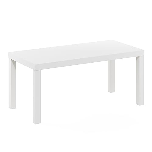 Furinno Klassisch Couchtisch, Holzwerkstoff, Weiß, 99.01 (W) x 44.5 (H) x 48.01 (D) cm von Furinno