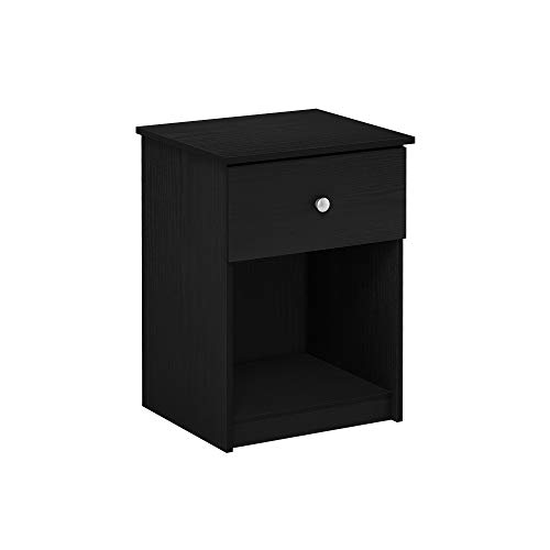 Furinno Tidur Nachttisch mit einer Schublade, Schwarze Eiche Furinno Tidur Nachttisch mit einer Schublade, Schwarze Eiche von Furinno