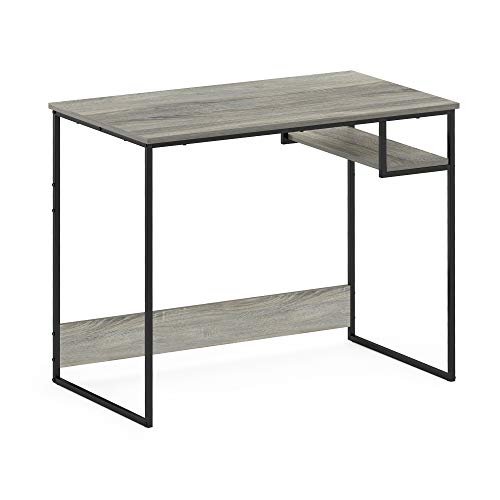 Furinno Moretti Lifestyle Computertisch, Schreibtisch, Metall, French Oak Grey, 35 Inches von Furinno