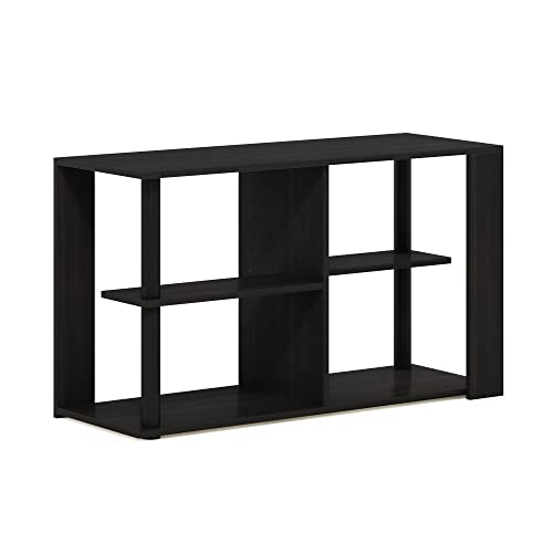 Furinno Romain Couchtisch mit Ablagen, Holzwerkstoff, Espresso/Schwarz, 29.7 (D) x 80 (W) x 46.7 (H) cm von Furinno