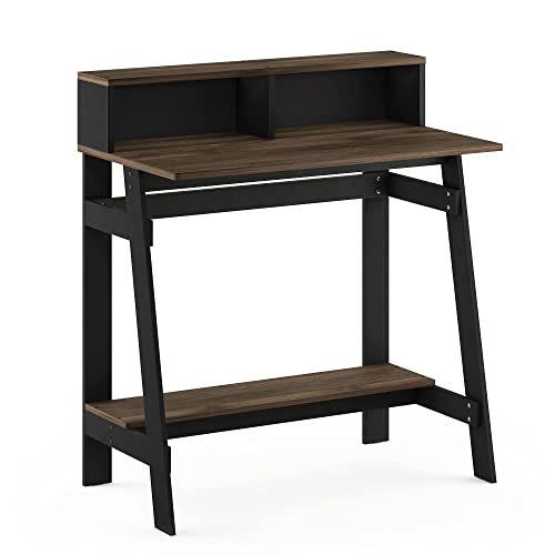 Furinno Simplistic Ein Rahmen-Computertisch, PC-Tisch, Bürotisch, Columbia Walnut, 80.3 (Breite) x 90.4 (Höhe) x 45.5 (Tiefe) cm von Furinno