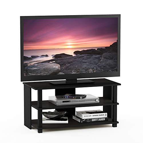 Furinno Sully TV-Regal, holz, Espresso/Schwarz, 39.5 x 79.98 x 40 cm von Furinno