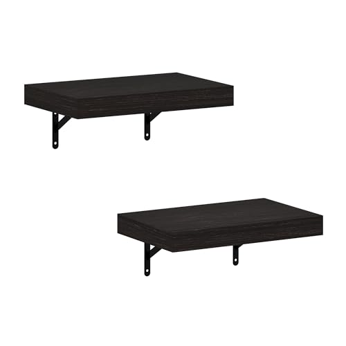 Furinno Tanna 37 cm schwebende Ausstellungsregale zur Wandmontage, Tabak-Eiche, 2er-Set Furinno Tanna 37 cm schwebende Ausstellungsregale zur Wandmontage, Tabak-Eiche, 2er-Set von Furinno