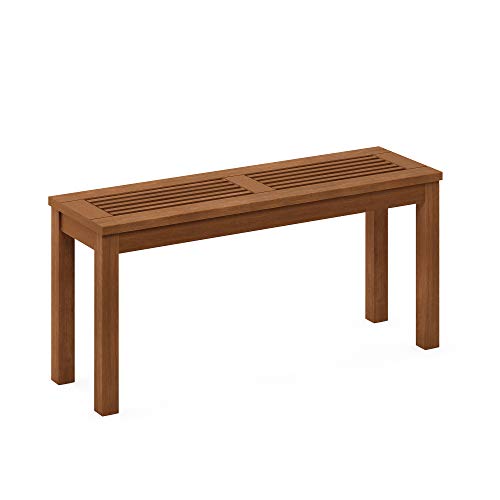 Furinno Tioman Outdoor Bank in Teaköl, Holz, Natur, 30.23 x 99.82 x 46.9 cm von Furinno