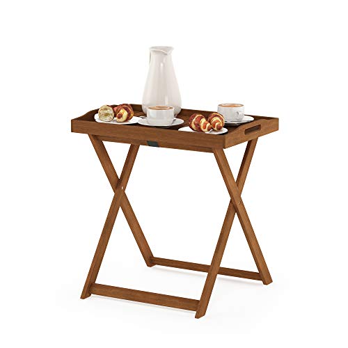 Furinno Tioman Outdoor Tablett-Tisch, Natur, 40,13 x 62,23 x 67,56 cm von Furinno