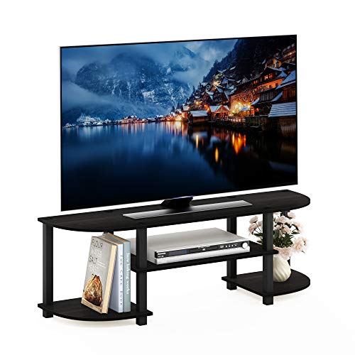 Furinno Turn-S-Tube Wide TV-Unterhaltungszentrum, Espresso/Schwarz von Furinno