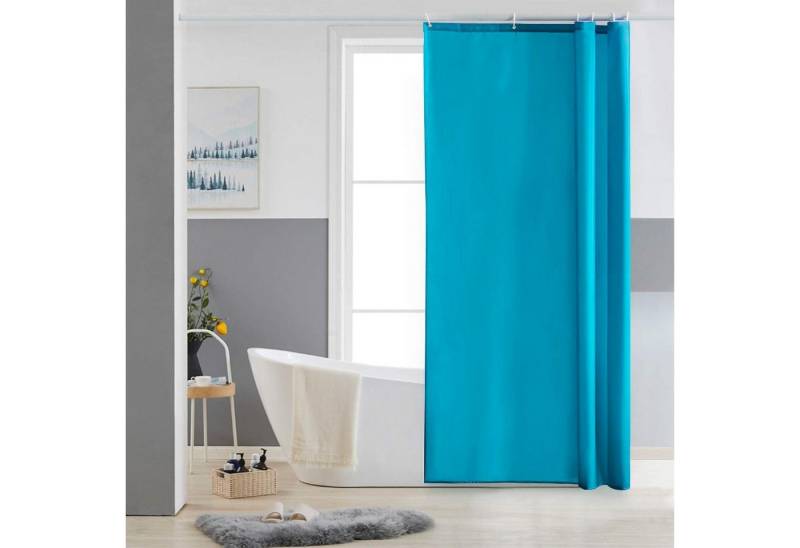 Furlinic Duschvorhang Schmaler Duschvorhang Aquamarine 85x180 Polyester wasserabweisend Furlinic Duschvorhang Schmaler Duschvorhang Aquamarine 85x180 Polyester wasserabweisend von Furlinic