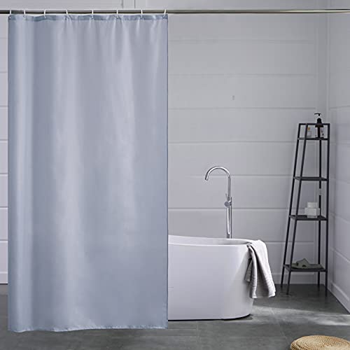 Furlinic Duschvorhang Textil Anti-schimmel Wasserdicht Waschbar Badvorhang aus Polyester Stoff Grau Blau 120x200cm mit 8 Duschvorhangringen. Furlinic Duschvorhang Textil Anti-schimmel Wasserdicht Waschbar Badvorhang aus Polyester Stoff Grau Blau 120x200cm mit 8 Duschvorhangringen. von Furlinic
