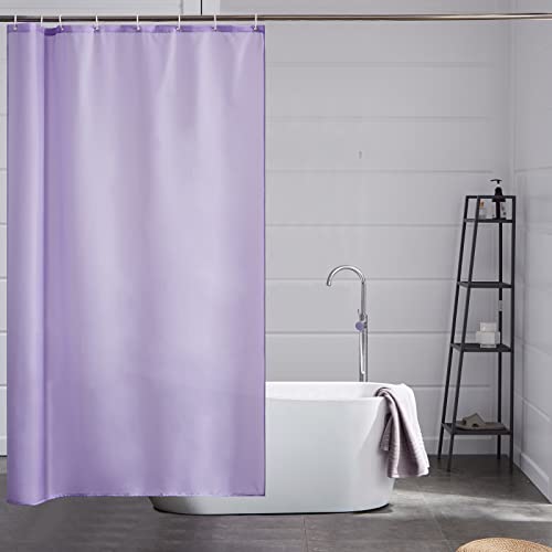 Furlinic Lila Duschvorhang 120x180 Textil Badvorhang aus Polyester Schimmelresistent Wasserabweisend Waschbar mit 8 Duschvorhangringen. Furlinic Lila Duschvorhang 120x180 Textil Badvorhang aus Polyester Schimmelresistent Wasserabweisend Waschbar mit 8 Duschvorhangringen. von Furlinic