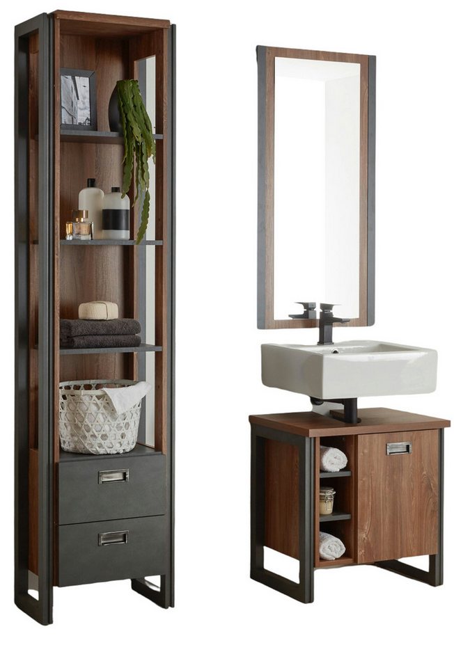 Furn.Design Badmöbel-Set Auburn, (3-St) von Furn.Design
