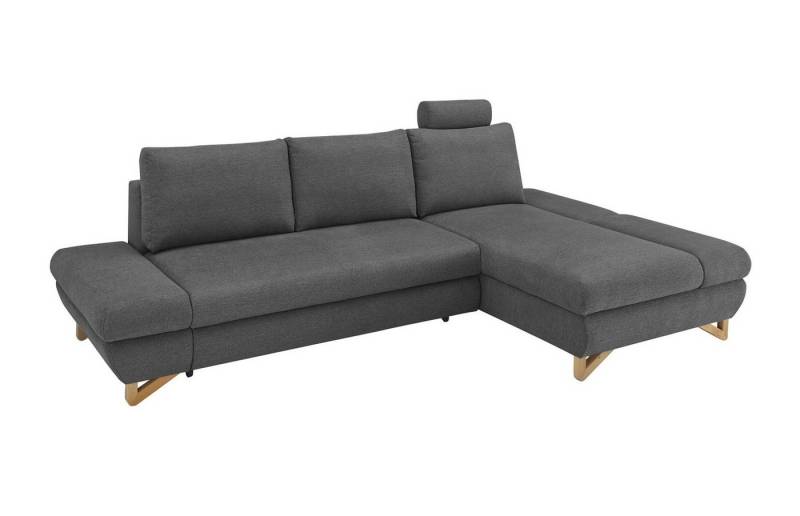 Furn.Design Ecksofa Skalm, Bettfunktion und Bettkasten, einstellbare Armlehnen, Schlafsofa von Furn.Design