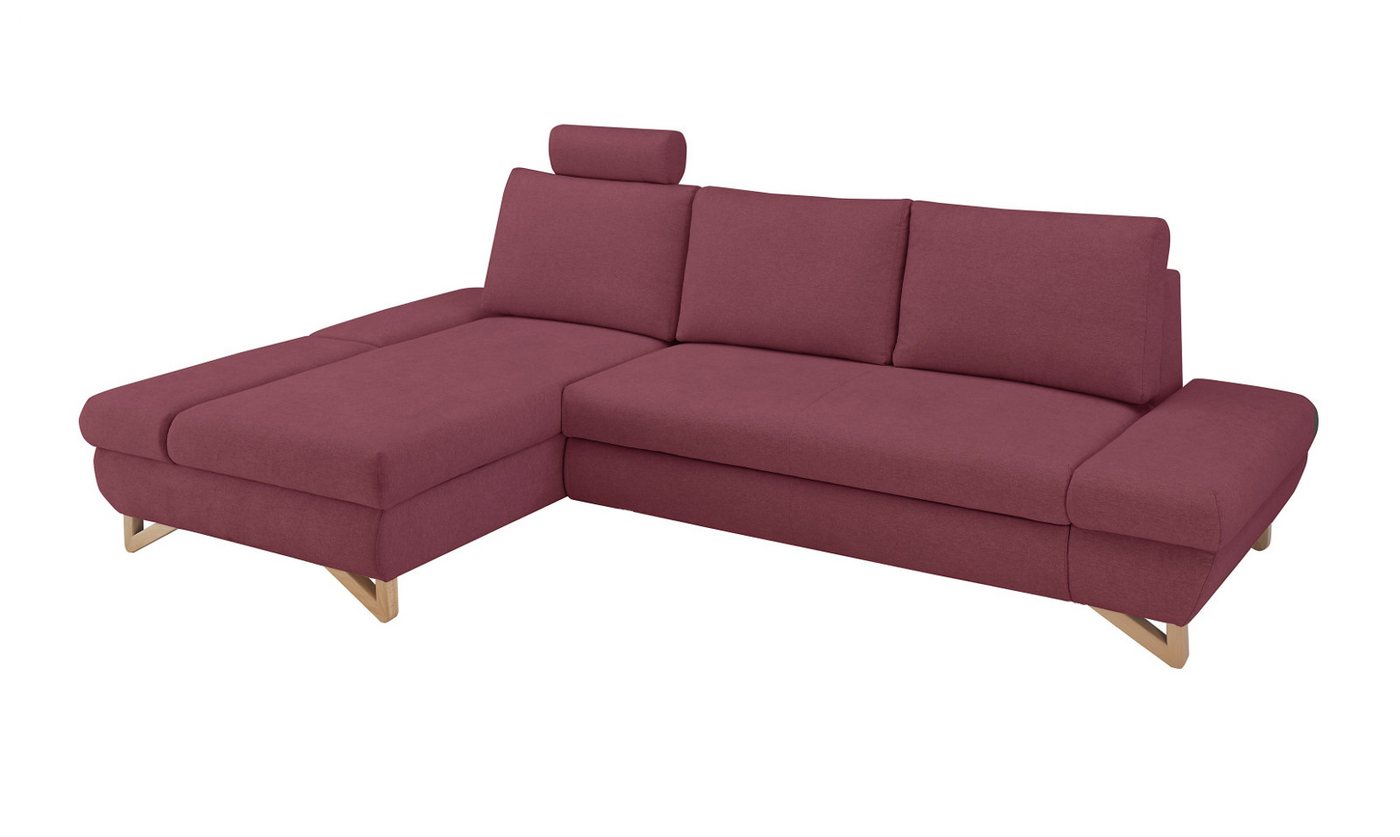 Furn.Design Ecksofa Skalm, Bettfunktion und Bettkasten, einstellbare Armlehnen, Schlafsofa von Furn.Design