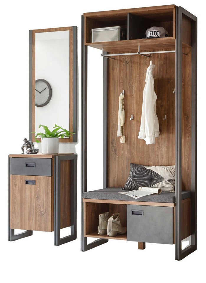 Furn.Design Garderoben-Set Auburn, (3-St) von Furn.Design