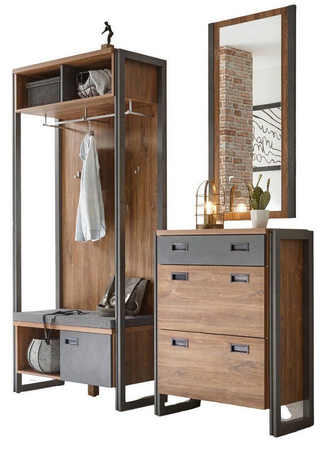 Furn.Design Garderoben-Set Auburn, (3-St) von Furn.Design