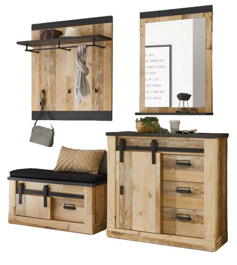 Furn.Design Garderoben-Set Stove, (5-St) von Furn.Design