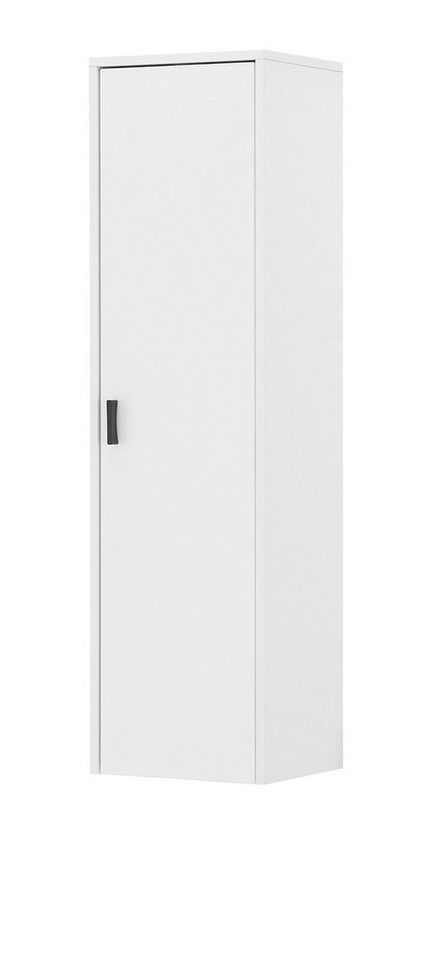 Furn.Design Hängeschrank Merced (Wandschrank in weiß matt, 48 x 180 cm) mit Soft-Close Funktion von Furn.Design