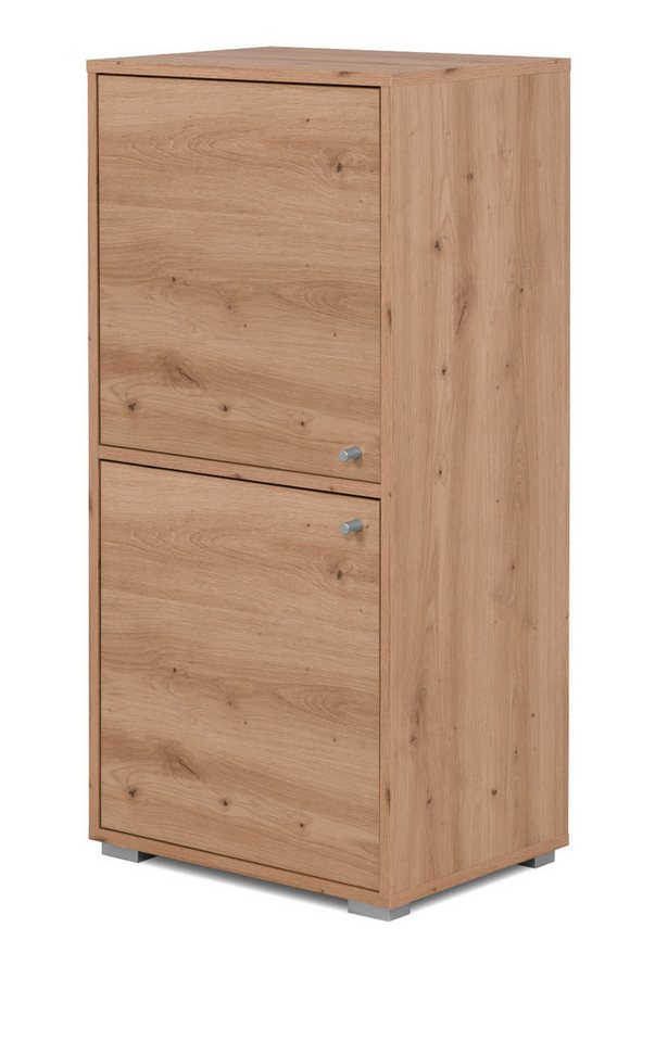 Furn.Design Kommode Fidan (Anrichte in Eiche Artisan, 46 x 97 cm), Türanschlag wechselbar von Furn.Design