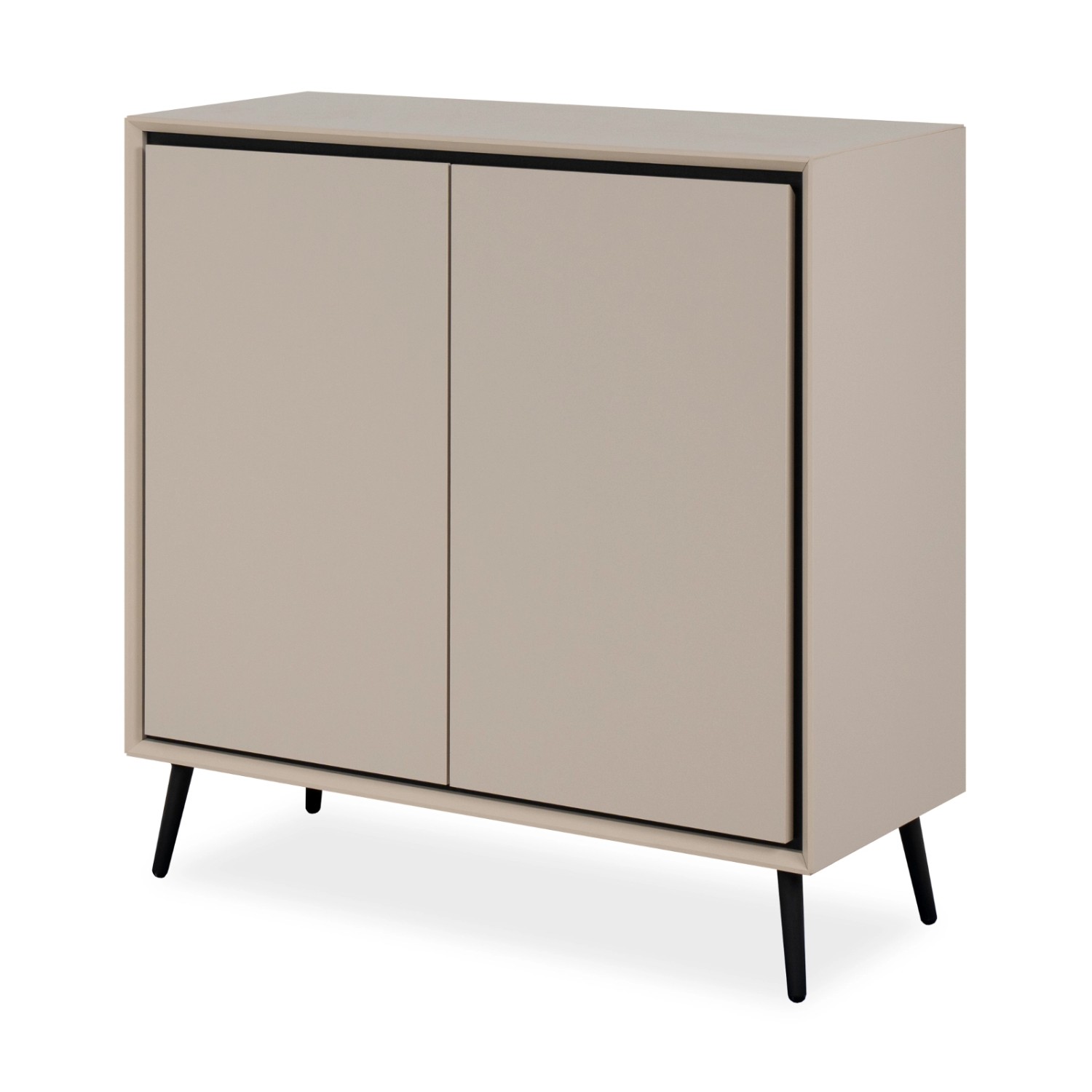 Furn.Design Kommode Sand und Schwarz 90 cm mit Soft-Close Brebbia Furn.Design Kommode Sand und Schwarz 90 cm mit Soft-Close Brebbia von Furn.Design