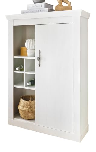 Furn.Design Kommode in weiß Pinie, Landhaus Highboard 105 x 146 cm, Soft-Close-Funktion, Fiastra Furn.Design Kommode in weiß Pinie, Landhaus Highboard 105 x 146 cm, Soft-Close-Funktion, Fiastra von Furn.Design
