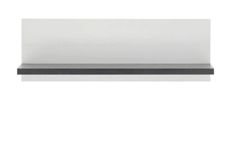 Furn.Design Küchenregal Stove, Wandboard in weiß Pinie und anthrazit, hängend von Furn.Design
