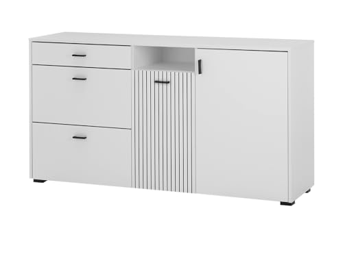 Furn.Design Sideboard in weiß matt Wohn- und Esszimmer Kommode 150 cm, Merced Furn.Design Sideboard in weiß matt Wohn- und Esszimmer Kommode 150 cm, Merced von Furn.Design