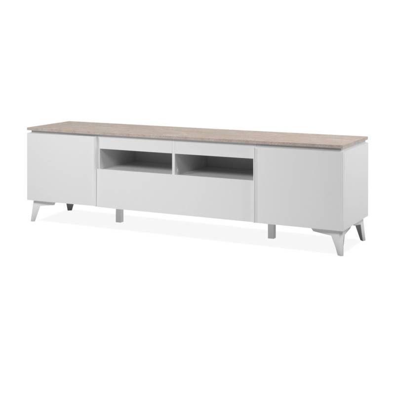 Furn.Design TV-Lowboard Weiß und Sandstein 177 cm 6 Fächer Modern Visby Furn.Design TV-Lowboard Weiß und Sandstein 177 cm 6 Fächer Modern Visby von Furn.Design