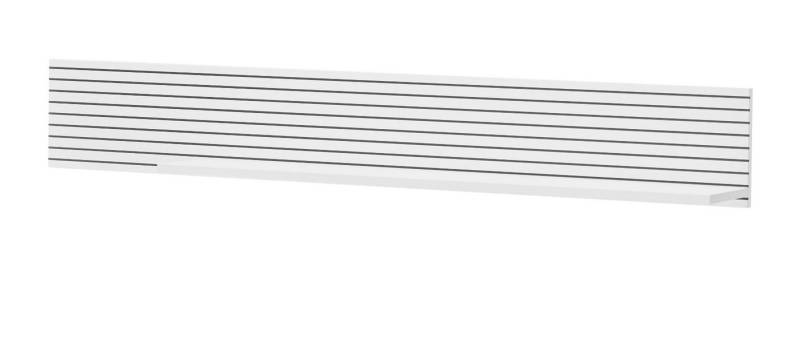 Furn.Design Wandboard Merced, Wandregal in weiß matt, wahlweise mit Staboptik von Furn.Design