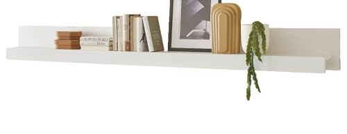 Furn.Design Wandboard in weiß matt Wandregal Regal Wohnzimmer Esszimmer Flur 217 x 22 cm, Derby Furn.Design Wandboard in weiß matt Wandregal Regal Wohnzimmer Esszimmer Flur 217 x 22 cm, Derby von Furn.Design