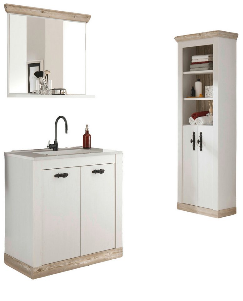 Furn.Design Waschtisch-Set Rovola, (4-St) von Furn.Design