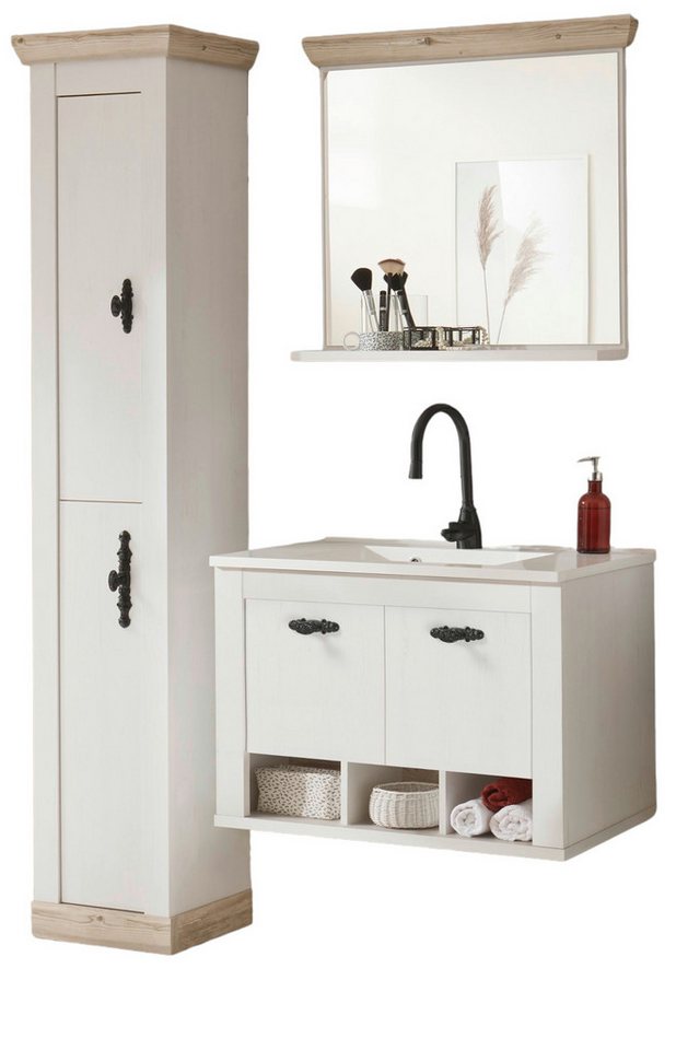 Furn.Design Waschtisch-Set Rovola, (4-St) von Furn.Design