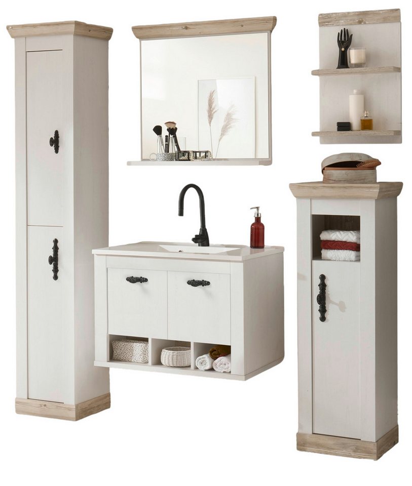 Furn.Design Waschtisch-Set Rovola, (6-St) von Furn.Design