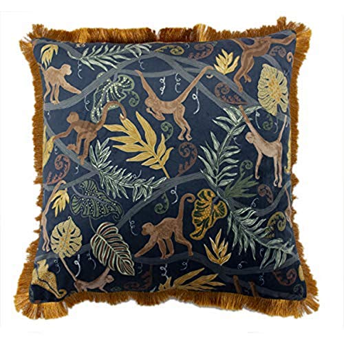 Furn Monkey Forest 50X50 FCUSH MIDNIG, Mitternachtsblau, 50x50cm von Furn