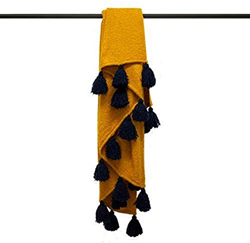 Furn ROMILY 130X180 Throw Gold/Navy, acryl, 130x180cm Furn ROMILY 130X180 Throw Gold/Navy, acryl, 130x180cm von furn.