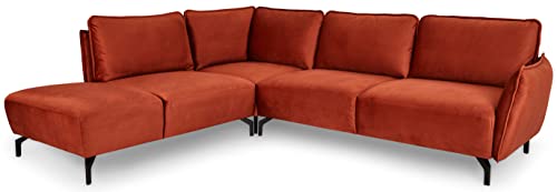 Furnhouse Bella Chaiselongue, Rostige Orange, 271x230x98x85 von Furnhouse