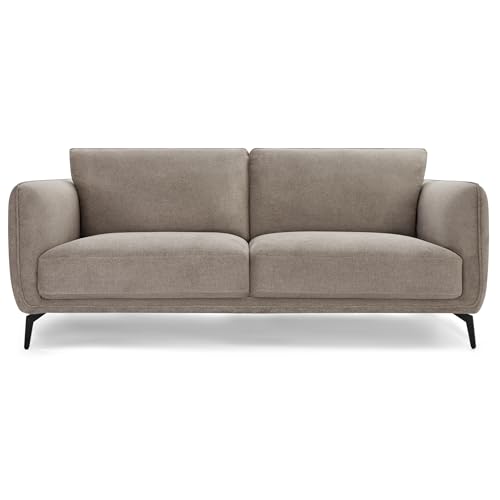 Furnhouse Ibbe Design Beige 3-Sitzer Sofa Selena Stoffbezug Taschenfederkern Polsterung Polstersofa für Wohnzimmer von Furnhouse