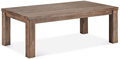 Ibbe Design Couchtisch Rechteckig Beistelltisch Natur Massiv Akazie Holz Braun Lackiert Wohnzimmer Tisch Alaska, L140x B80x H52 cm Ibbe Design Couchtisch Rechteckig Beistelltisch Natur Massiv Akazie Holz Braun Lackiert Wohnzimmer Tisch Alaska, L140x B80x H52 cm von Furnhouse
