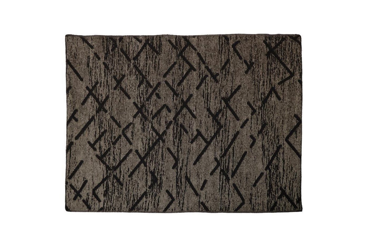 Teppich Teppich (120x180 cm, dunkelgrau), Furni24 von Furni24