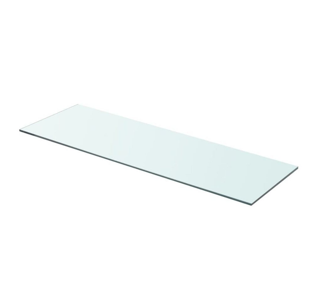furnicato Glashängeschrank Regalboden Glas Transparent 80 cm x 25 cm (1-St) von Furnicato