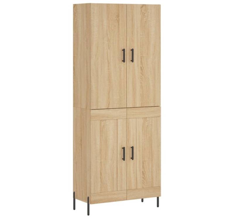 furnicato Sideboard Highboard Sonoma-Eiche 69,5x34x180 cm Holzwerkstoff (1 St) von Furnicato
