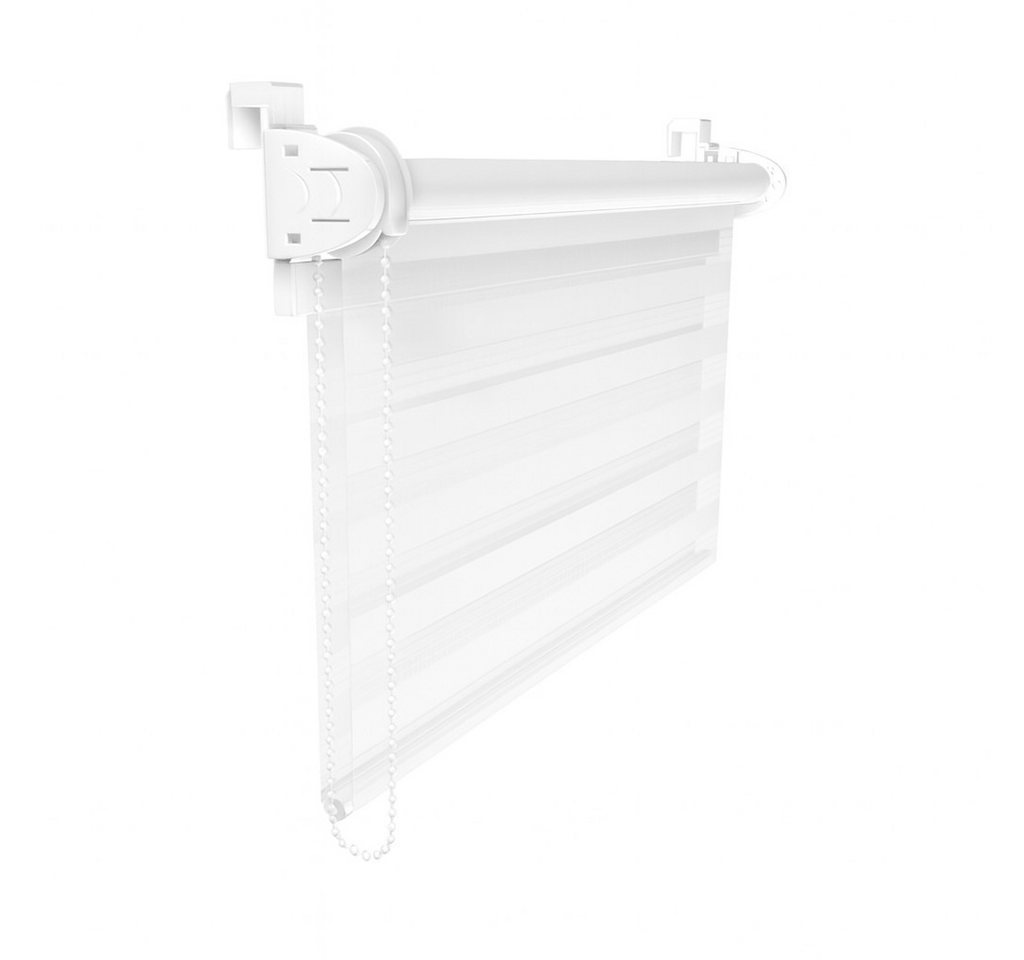 Doppelrollo Tag-Nacht Fensterrollo Klemmfix Zebrarollo mit Stopper, Furnify, ohne Bohren, Klemmfix, Kettenzug mit Stopper Doppelrollo Tag-Nacht Fensterrollo Klemmfix Zebrarollo mit Stopper, Furnify, ohne Bohren, Klemmfix, Kettenzug mit Stopper von Furnify