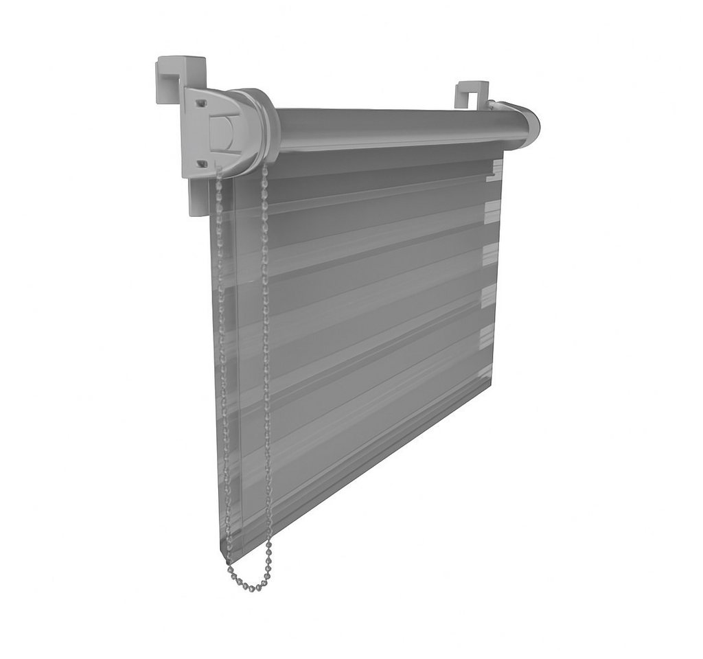 Doppelrollo Tag-Nacht Fensterrollo Klemmfix Zebrarollo mit Stopper, Furnify, ohne Bohren, Klemmfix, Kettenzug mit Stopper Doppelrollo Tag-Nacht Fensterrollo Klemmfix Zebrarollo mit Stopper, Furnify, ohne Bohren, Klemmfix, Kettenzug mit Stopper von Furnify