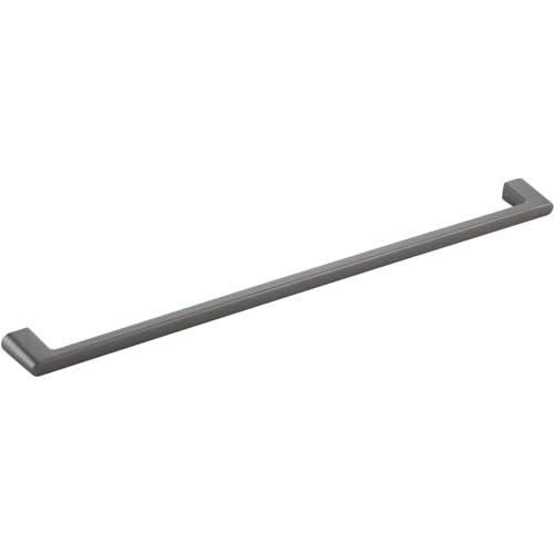 FURNIPART Griff Diner LA 320mm - eleganter Möbelgriff Breite 340mm, Zinkdruckguss anthrazit gebürstet von Furnipart