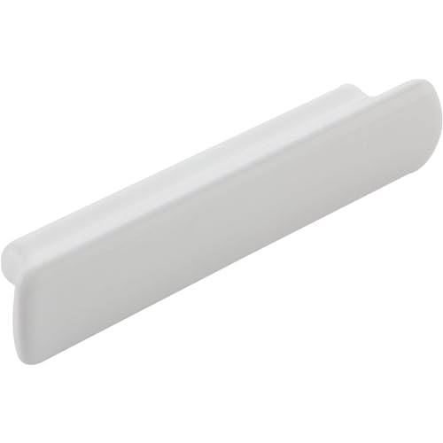 Furnipart Griff Keramik Vanilla - Möbelgriff flach LA96 - ideal als Kommodengriff, Keramik weiß von Furnipart