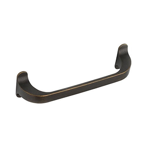 Furnipart Griff Locker LA 128mm - antiker Möbelgriff - Bügelgriff Breite 140mm, Zinkdruckguss antik braun von Furnipart