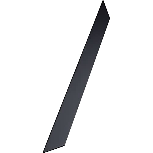 Furnipart Griffleiste Streamline LA256mm - moderner Möbelgriff zum Anschrauben, Aluminium schwarz matt von Furnipart